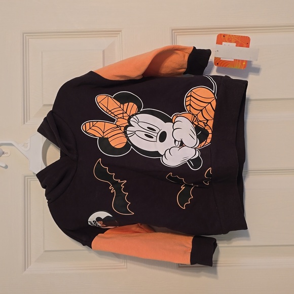 NWT Disney girls Halloween Minnie Mouse hoodie multiple sizes - Picture 1 of 2